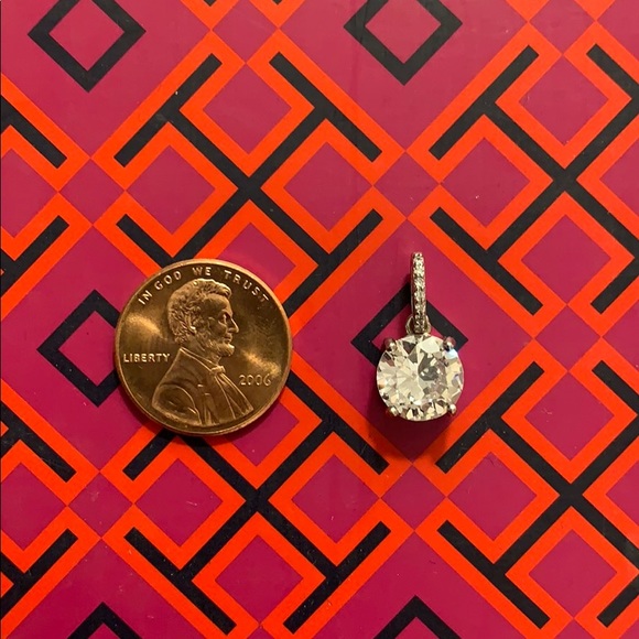 Silver and CZ pendant - Picture 5 of 6